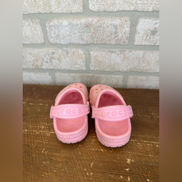 Crocs Toddler Classic Glitter Clog - Flamingo Pink - Size 5 - 0072 - Picture 4 of 6
